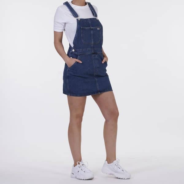 Tommy Jeans - Classic dungaree dress - Kjoler til hende - Navy - L