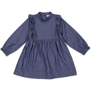 MarMar Kjole - Deora - Dark Denim Blue - 6 år (116) - MarMar Kjole