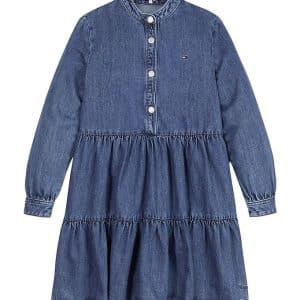 Tommy Hilfiger Kjole - Hemp Denim - Hemp Medium - 16 år (176) - Tommy Hilfiger Kjole