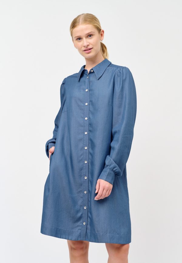 CRÉTON CRVeronika kjole (BLUE DENIM 34)