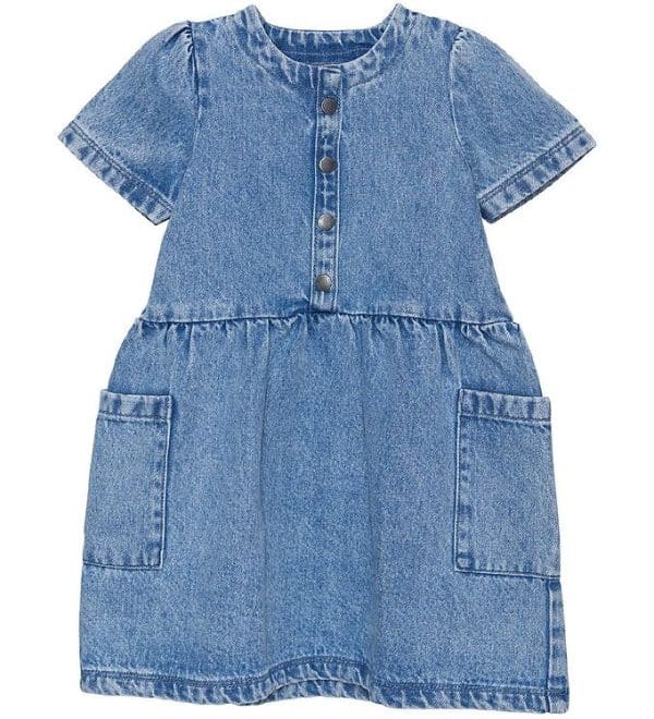 En Fant Kjole - Light Blue Denim - 3 år (98) - En Fant Kjole
