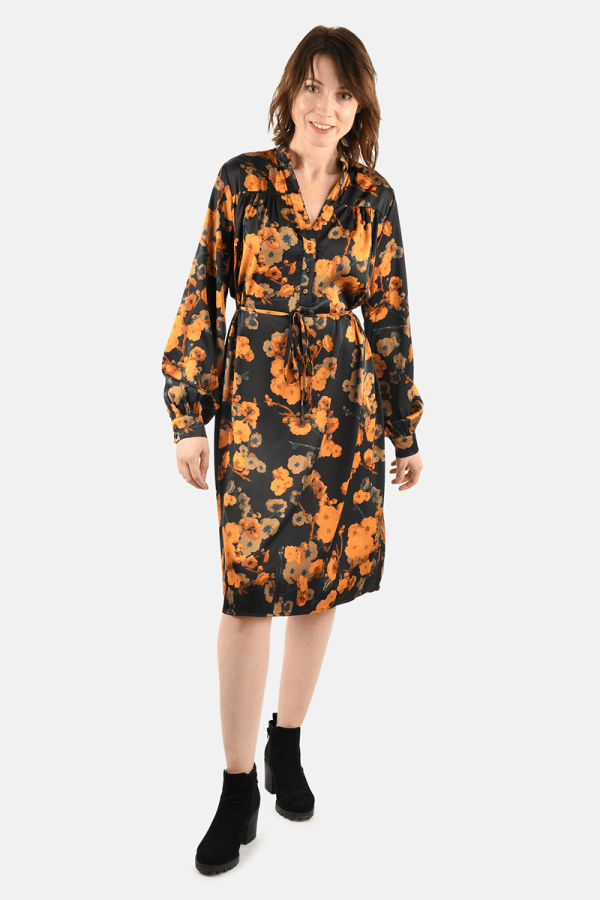 Love & Divine Love875-1 Kjole 802 Autumn Multicolor, Størrelse: XL, Farve: Autumn Multicolor, Dame