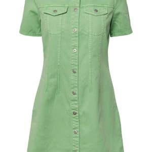 Pieces - Kjole - PC Tara SS Dress - Absinthe Green