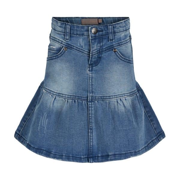 Creamie - Denim Skirt (821703) - Light Blue Denim