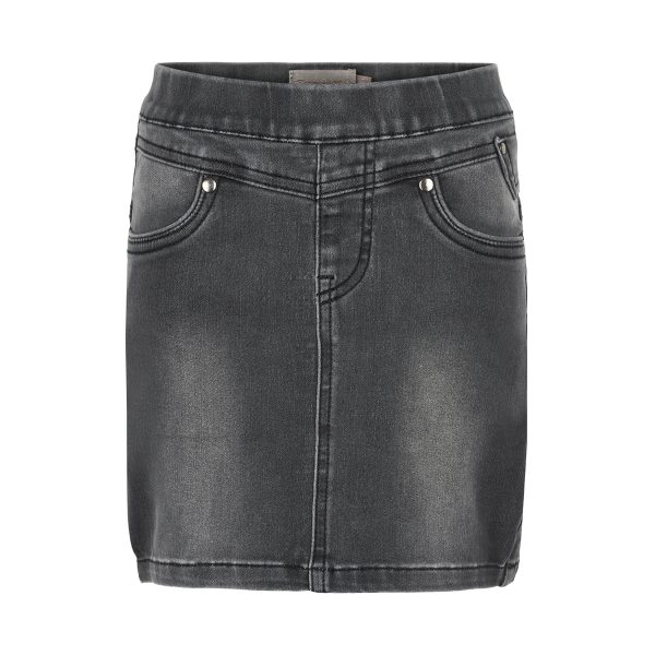 Creamie - Skirt Grey Denim (821196) - Grey Denim - 152