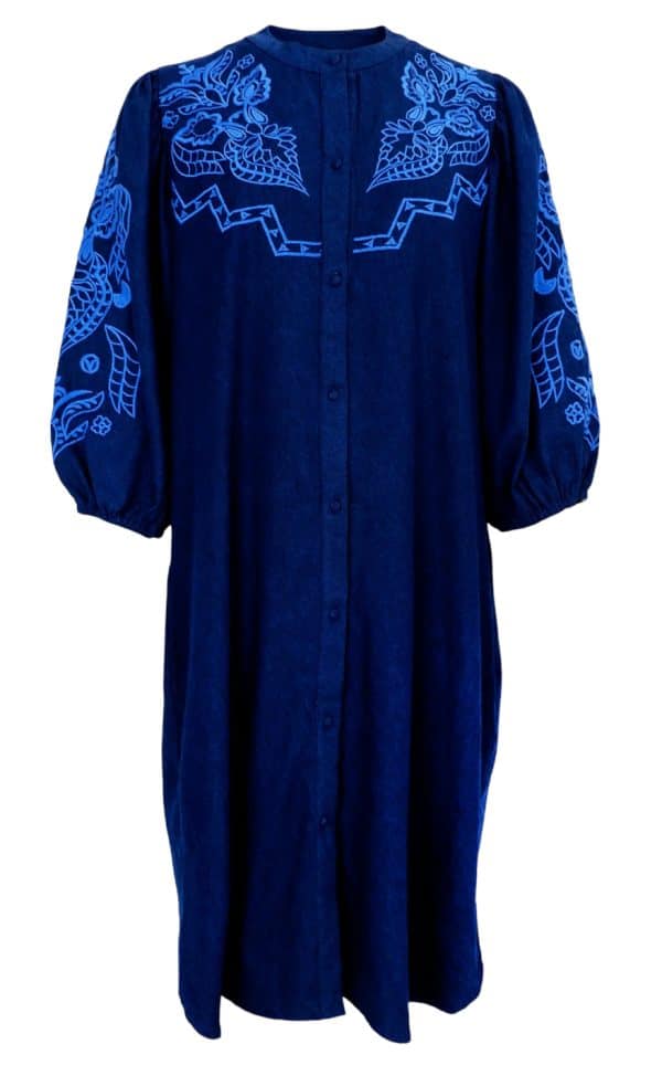 Black Colour Kjole - Fiona - Denim