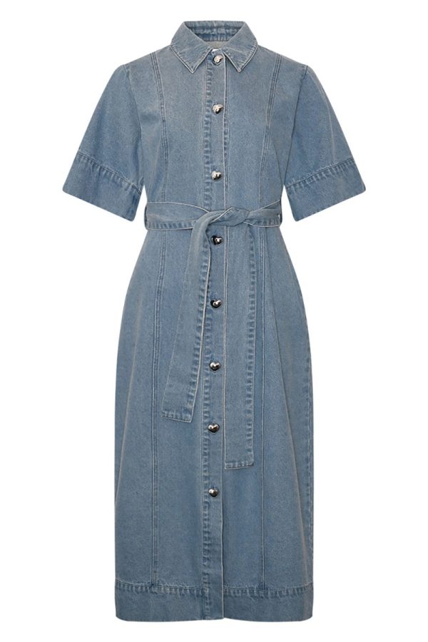 Noella - Kjole - Keisley Dress - Light Blue Wash