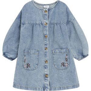 Hust & Claire Denim Mini Karline Kjole - Str. 104