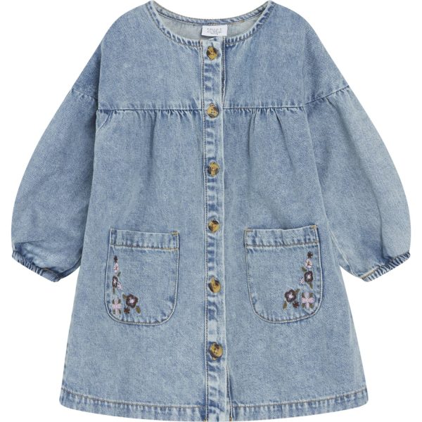 Hust & Claire Denim Mini Karline Kjole - Str. 98