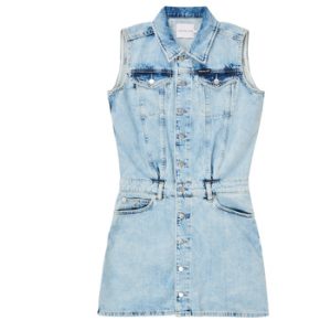 Korte kjoler Calvin Klein Jeans SLEEVELESS BLUE DENIM DRESS