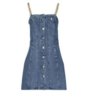 Korte kjoler MICHAEL Michael Kors CHAIN STRAP DENIM DRESS