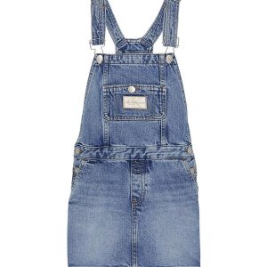 Calvin Klein Spencer - Denim Dungaree - Authentic Light Blue