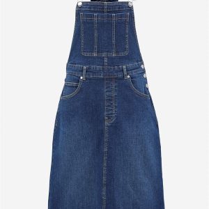 Smækkjole i denim