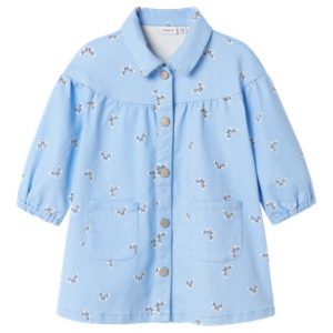 NAME IT Denim Kjole Aria Serenity Butterfly