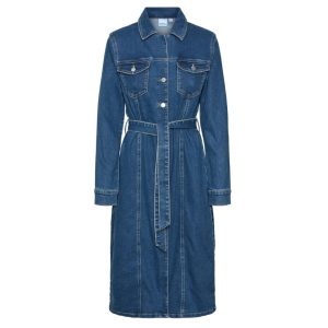 VERO MODA dame kjole VMTELLY - Medium blue denim