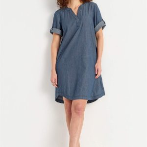 Cowboykjole i blødvasket denim