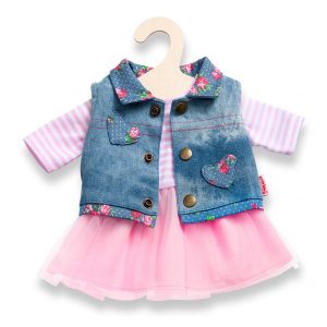 Heless Doll dress with waistcoat 35-45 cm