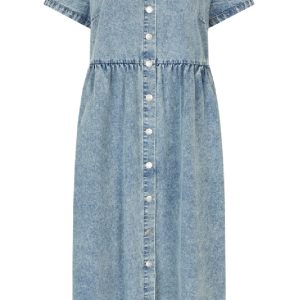 Lollys Laundry Kjole - Aliya - Washed Denim