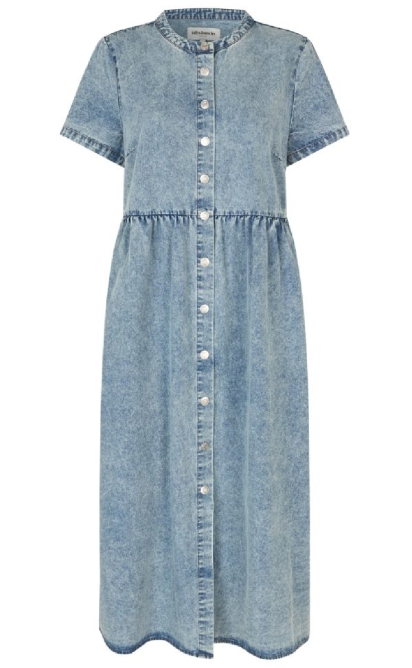Lollys Laundry Kjole - Aliya - Washed Denim