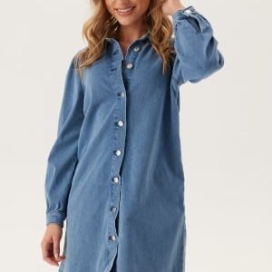 ONLY Onlalma L/S Dress DNM Medium Blue Denim XS