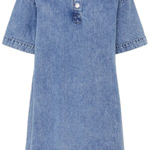 Pieces Kjole - Kenya - Medium Blue Denim