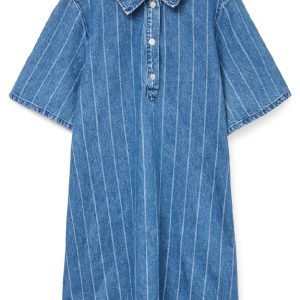 Vero Moda Kjole - Ocean - Medium Blue Denim