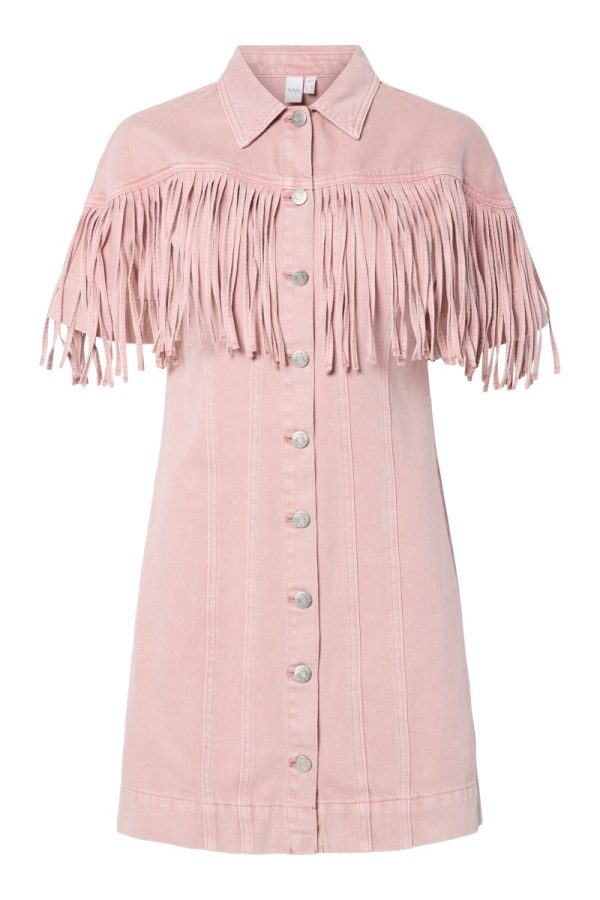 Y.A.S - Kjole - Yassun 2/4 Denim Dress - Fest Zephyr (Levering midt maj)