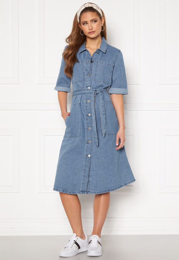 Athena 3/4 Belt Dress