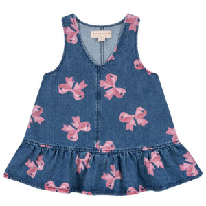 Konges Sløjd Kjole - Denim - Magot - Bella Bow