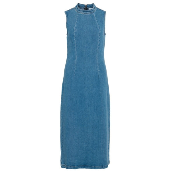 VILA dame kjole VIWINONA - Medium blue denim
