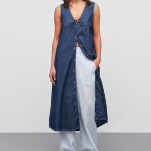 Air Pauline denimkjole - Dark Blue Denim