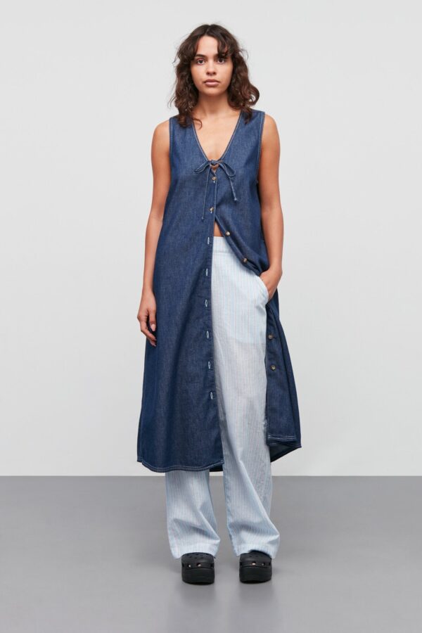 Air Pauline denimkjole - Dark Blue Denim