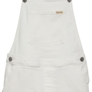 Denim Dress White