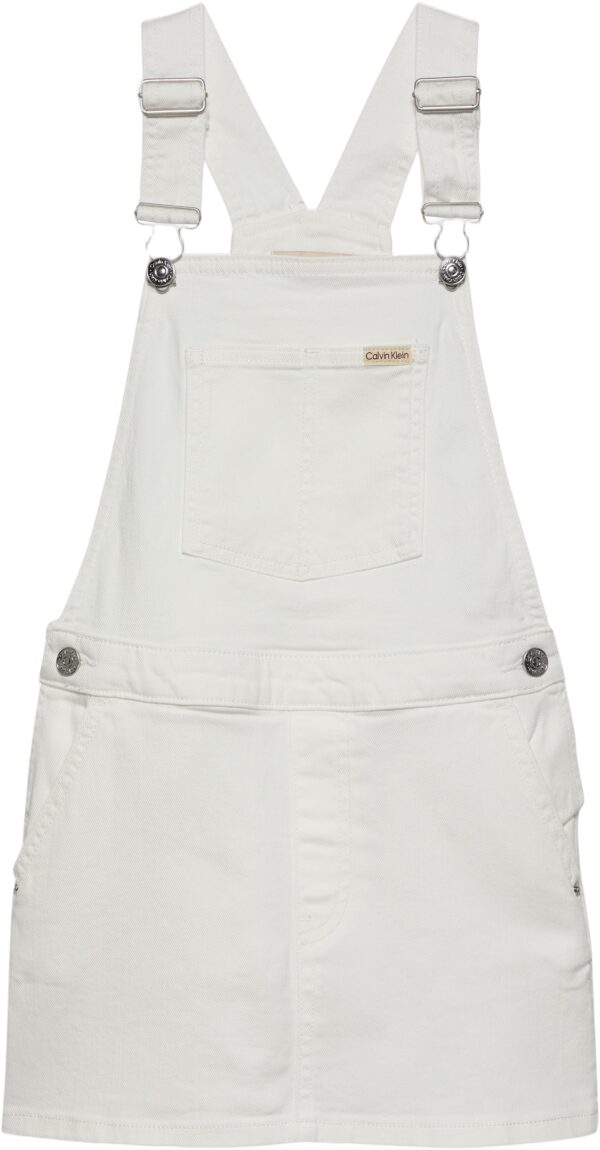 Denim Dress White