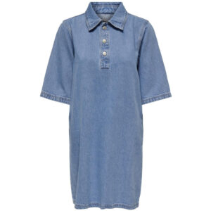 ONLY dame kjole ONLGRY - Light Blue Denim