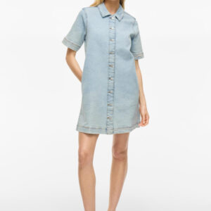 Visol denimkjole - Light Blue Denim