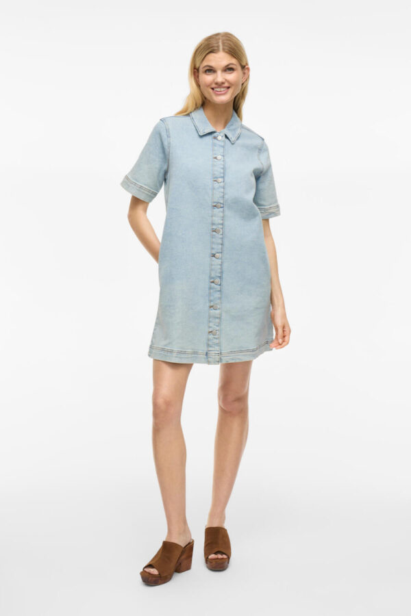 Visol denimkjole - Light Blue Denim