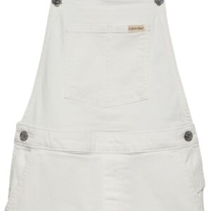 Denim Dress White