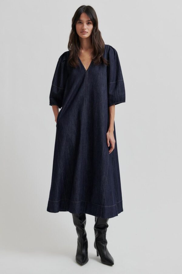 Dera denimkjole - Dark blue denim