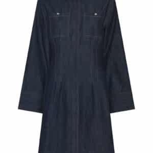 Bruuns Bazaar - Kjole - Chambra Ziki dress - Denim blue (Levering midt november)