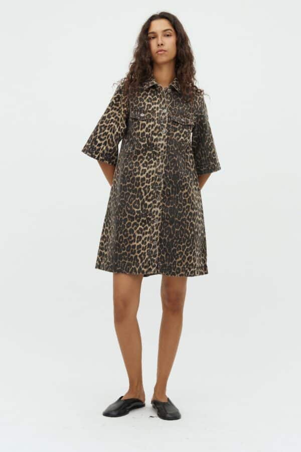 MbyM - Kjole - Mira-M - Leopard Mist