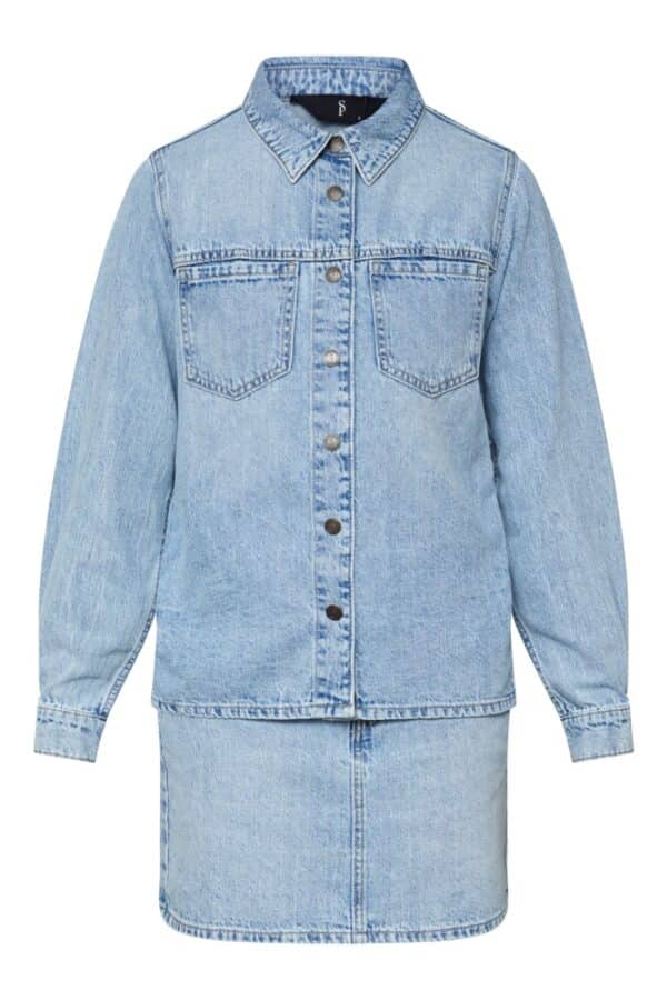 Sisters Point - Kjole - Odia-DR - L. Blue Denim