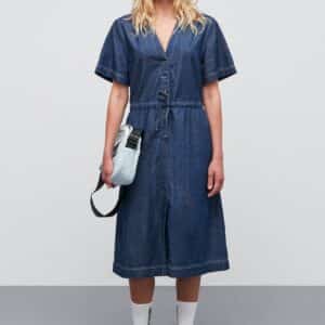 Air Sanne denimkjole - Dark Blue Denim
