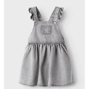 Name it Denim kjole i lysegrå til piger