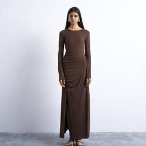 Tsrose LS Maxi Dress JSR Cotton
