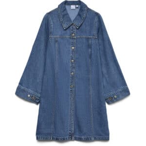 VERO MODA Dame Kjole VMFindo - Medium blue denim