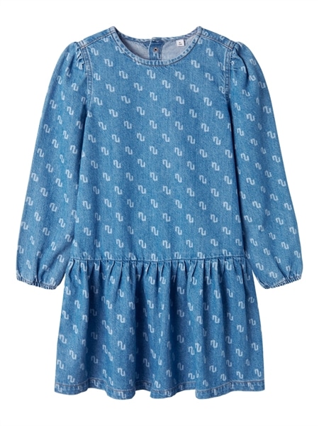 NAME IT Denim Kjole Runa Medium Blue