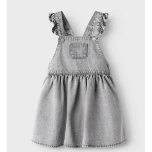 Name it Denim kjole i lysegrå til piger