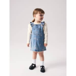 NAME IT Spencer Faith Medium Blue Denim Bow