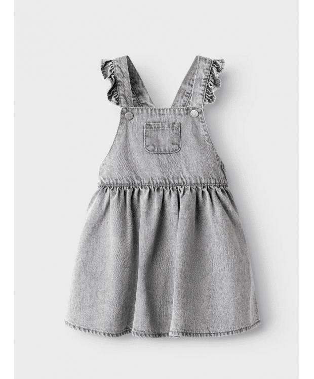 Name it Denim kjole i lysegrå til piger